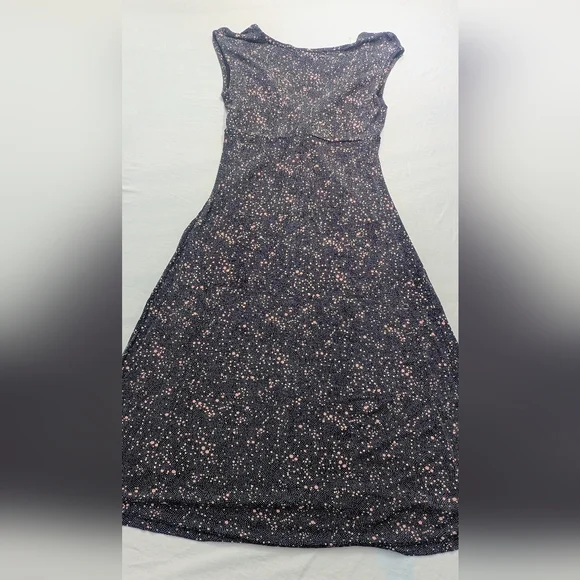 Free People Black and Pink Polka Dot Slip Dress - Picture 3 of 6